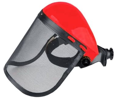 Маска-сітка газонокосарщика захисна (червона)