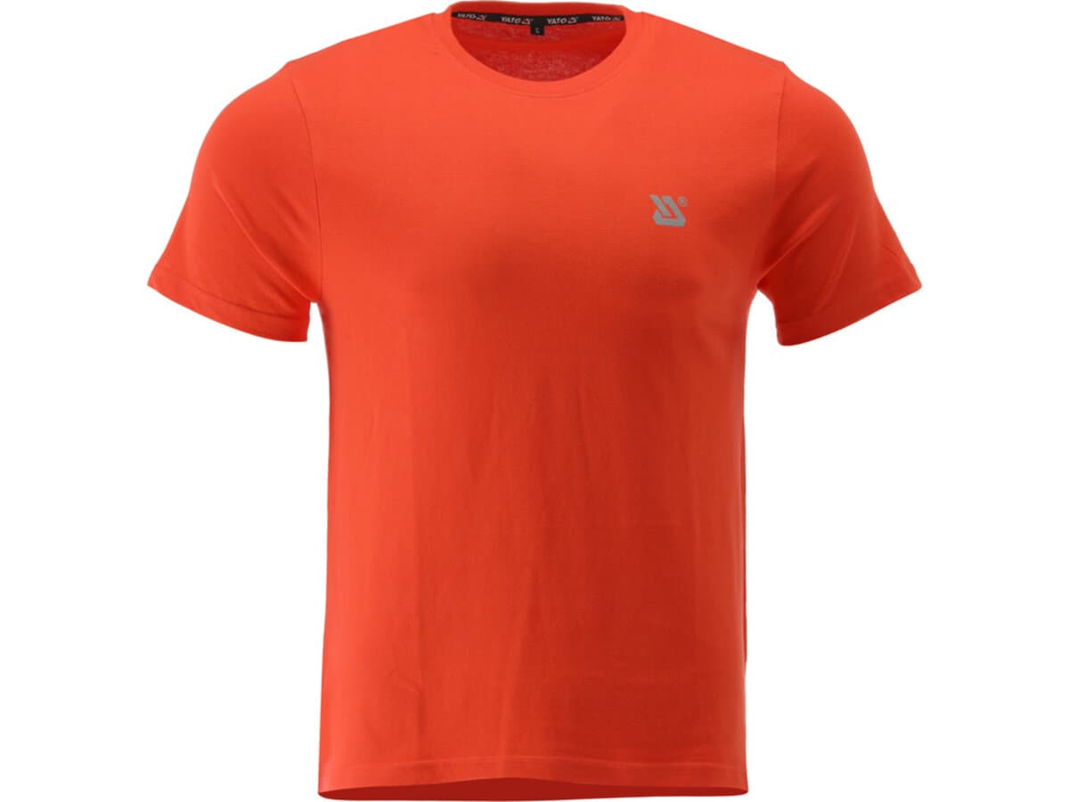 Футболка серії BASIC оранжева YATO, розм. 3XL/ вис- 82 см х 65 см, 100%- бавовна [40]