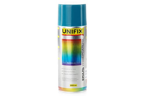 Емаль акрилова універсальна RAL 5021 Морська хвиля гл. 400мл UNIFIX