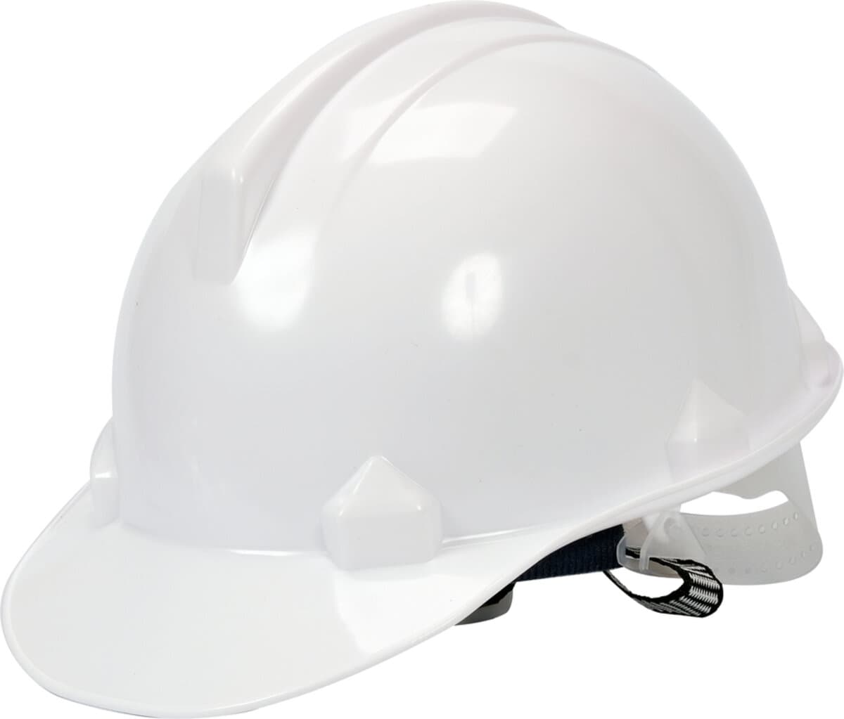Каска для захисту голови VOREL біла з матеріалу HDPE [30]