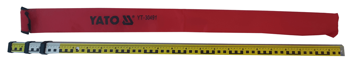 Рейка нівелірна телескопічна YATO, l= 1.04- 3 м , 3 секції [12]