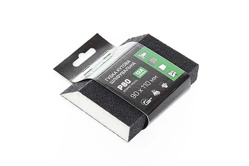 Губка шліфувальна APRO чотирьохстороння кутова P80