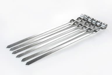 Шампур для люля-кебаб з нержавічої сталі 560х20х3мм СИЛА