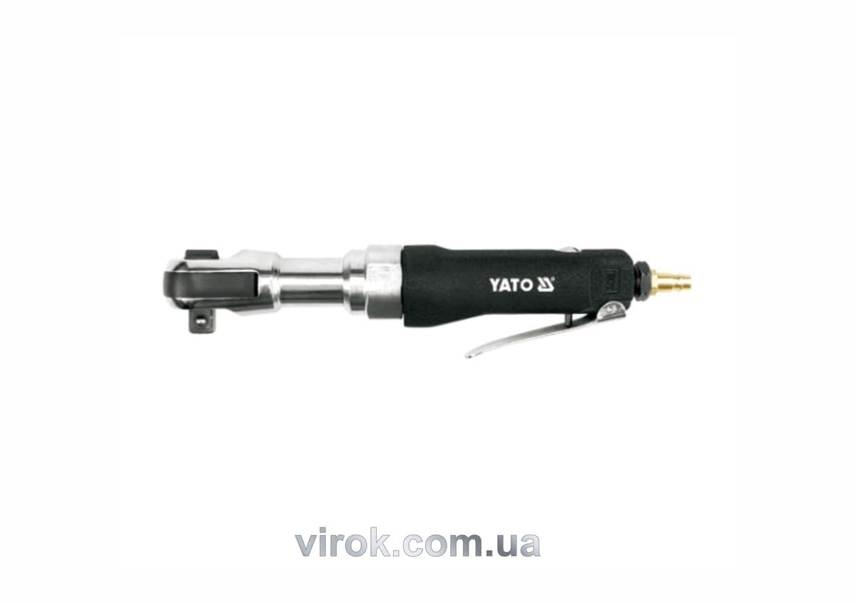 Тріщатка пневматична YATO : квадрат- 1/2", 68 Нм, 6.2 бар, 110 л/хв [20]