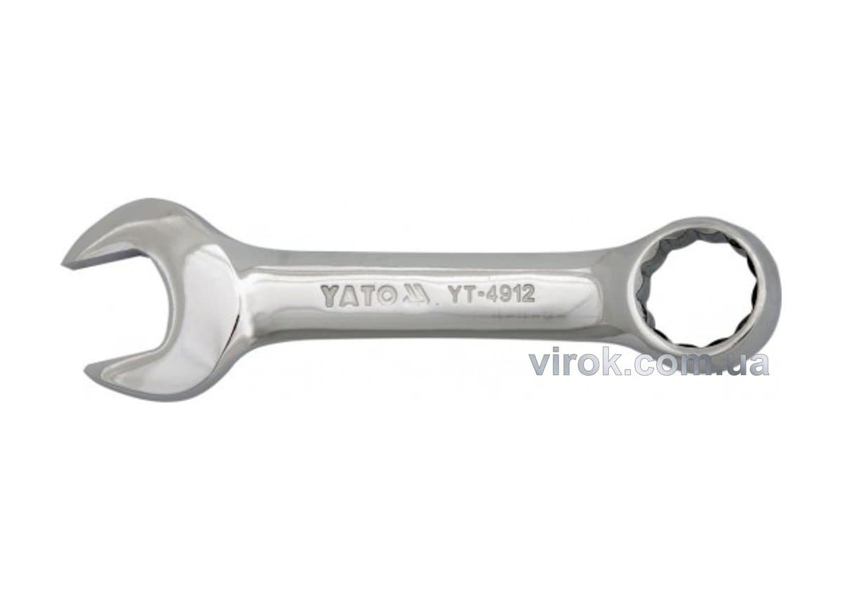 Ключ ріжково накидний YATO : CrV, М= 14 мм, L= 115 мм [10/60/120]