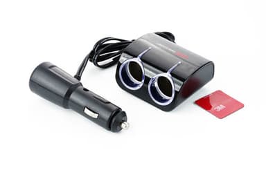 Розгалужувач прикурювача 2 виходи + 1 USB (12V - 5V 1A) 12 Atelie