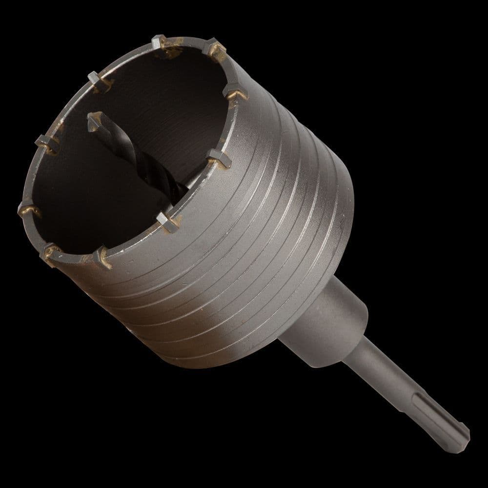 SIGMA Коронка по бетону 80мм 10 зубців + хвостовик 110мм SDS-plus Grad