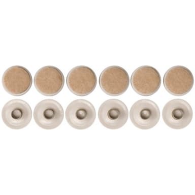 Прокладки пластикові VOREL фільцеві на штифт. 22 мм. Набір 12шт [16/288] (DW)