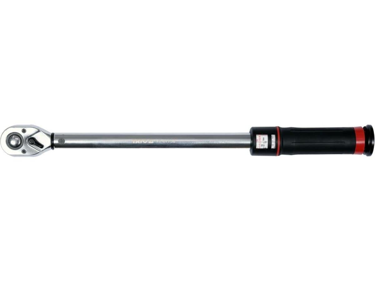 Ключ динамометричний YATO : квадрат 3/8", F= 10- 100 Нм, L= 470 мм [10]