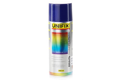 Емаль акрилова універсальна RAL 5022 Темно синій гл. 400мл UNIFIX