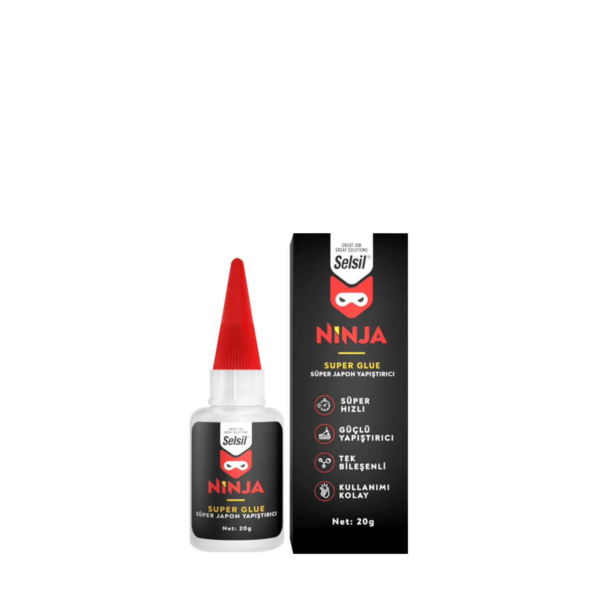 Суперклей NINJA : 1 компонентний. 20 гр. [50]