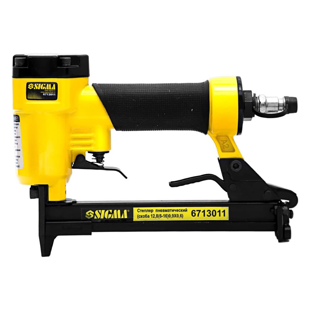 SIGMA Степлер пневматичний (удар 5-7бар, скоба 12.8 мм (6-16 мм) 0,9*0,6 мм)