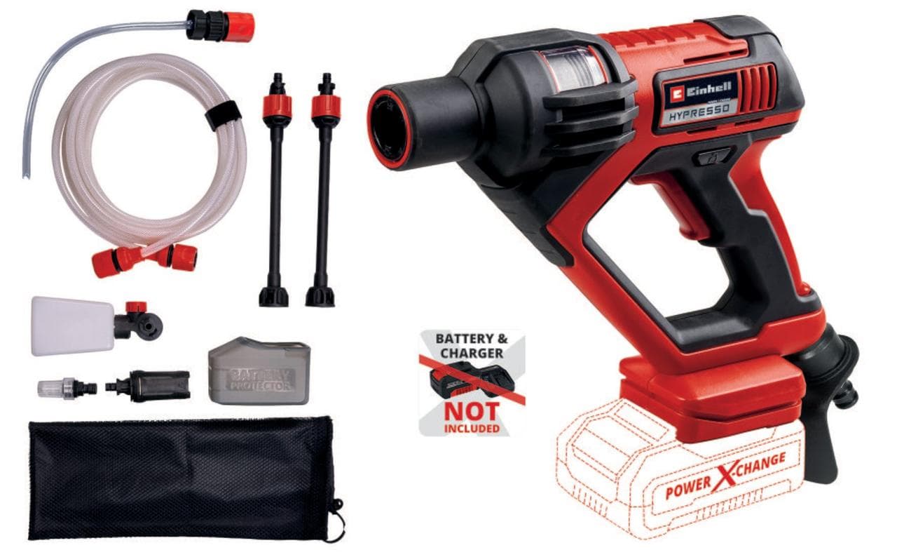Мийка високого тиску акумуляторна Einhell HYPRESSO 18/24-1 Li (4140135)