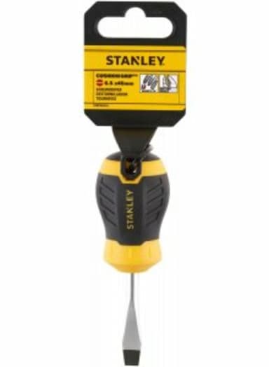 Викрутка плоска STANLEY "Cushion Grip" S/D FLARED: 6.5 X 45MM