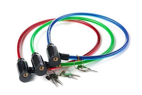 AURORA Замок велосипедний - (8х650мм)  пач. 10 шт.