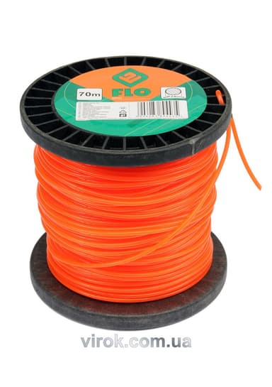 Жилка для тримера квадратна FLO 2,6 мм х 70 м [16]