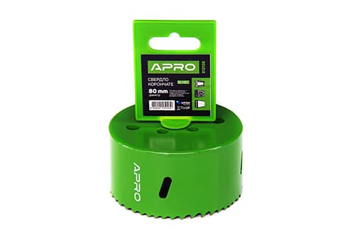 Свердло корончате Bi-Met Ø80мм APRO