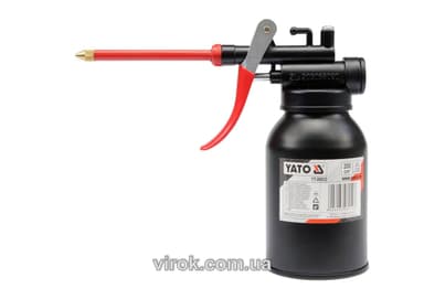 Маслянка важільна YATO : гнучкий аплікатор, V= 200 см³ [10/120]