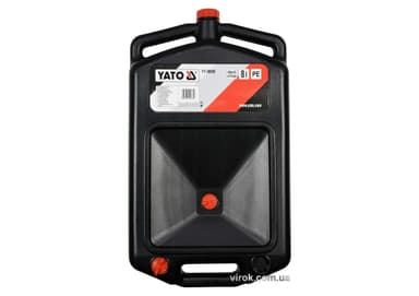 Посудина для зливу оливи YATO, V= 8 л, з 3-ма корками [4]
