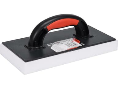 Терка пластикова з білою гідрогубкою h= 30 мм YATO: 270 x 130мм, для змивання керамічної плитки [10]