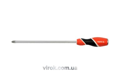 Викрутка хрестова ударна YATO : "Philips" PH3 х 200 мм [6/24/72]