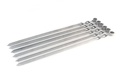 Шампур для люля-кебаб з нержавіючої сталі 700х20х3мм СИЛА