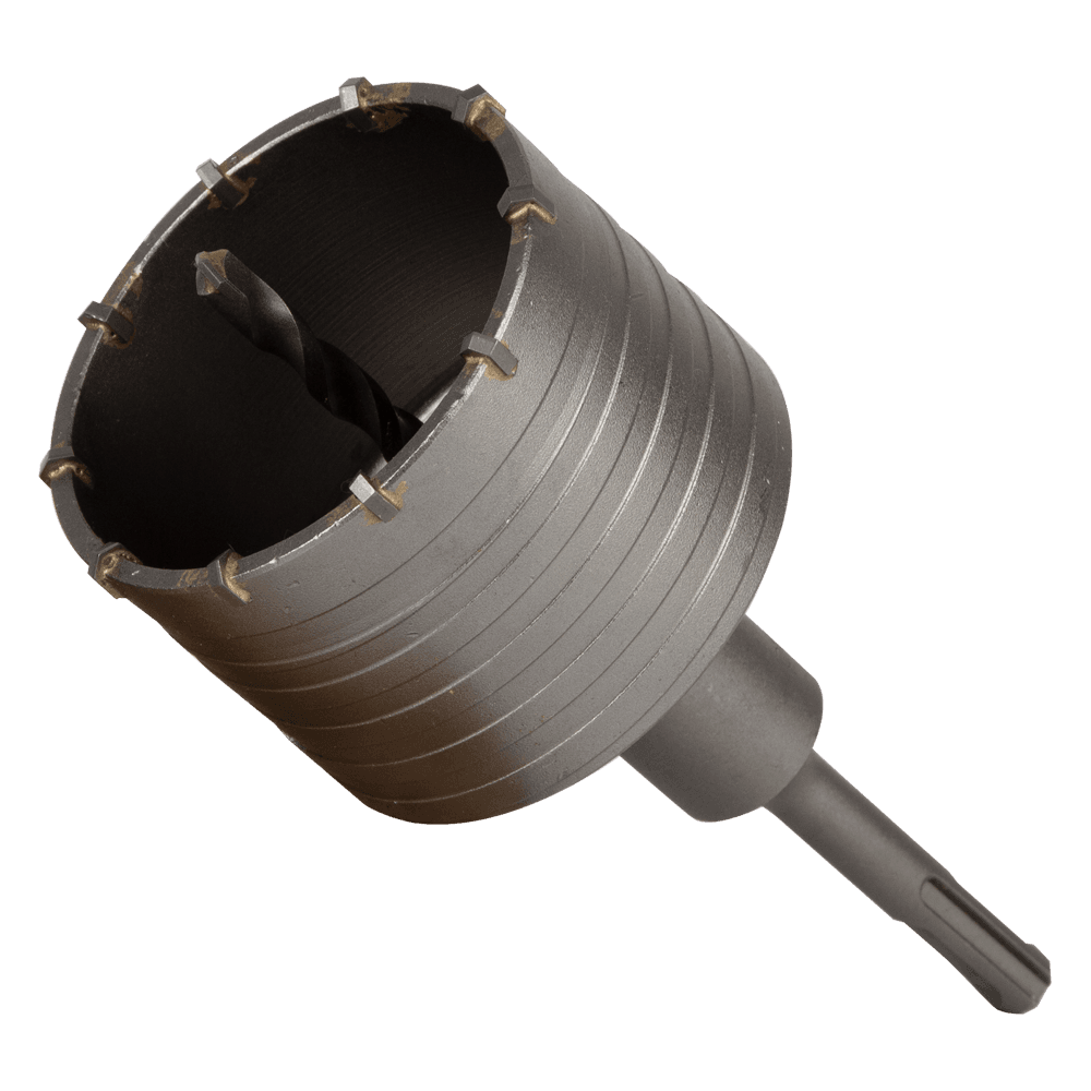 SIGMA Коронка для бетону 80 мм 10 зубців + хвостовик 110 мм SDS-plus Grad