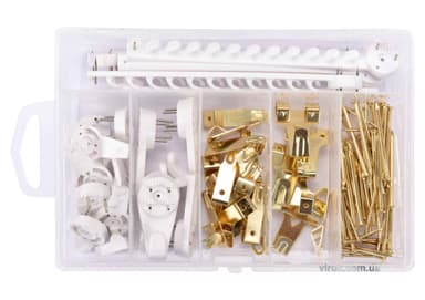 Гачки для кріплення картин VOREL, 121 шт.(DW)