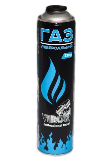 Балон газовий 1-разовий VIROK з різьбою (7/16) 330g/562ml. (EN417) [24]