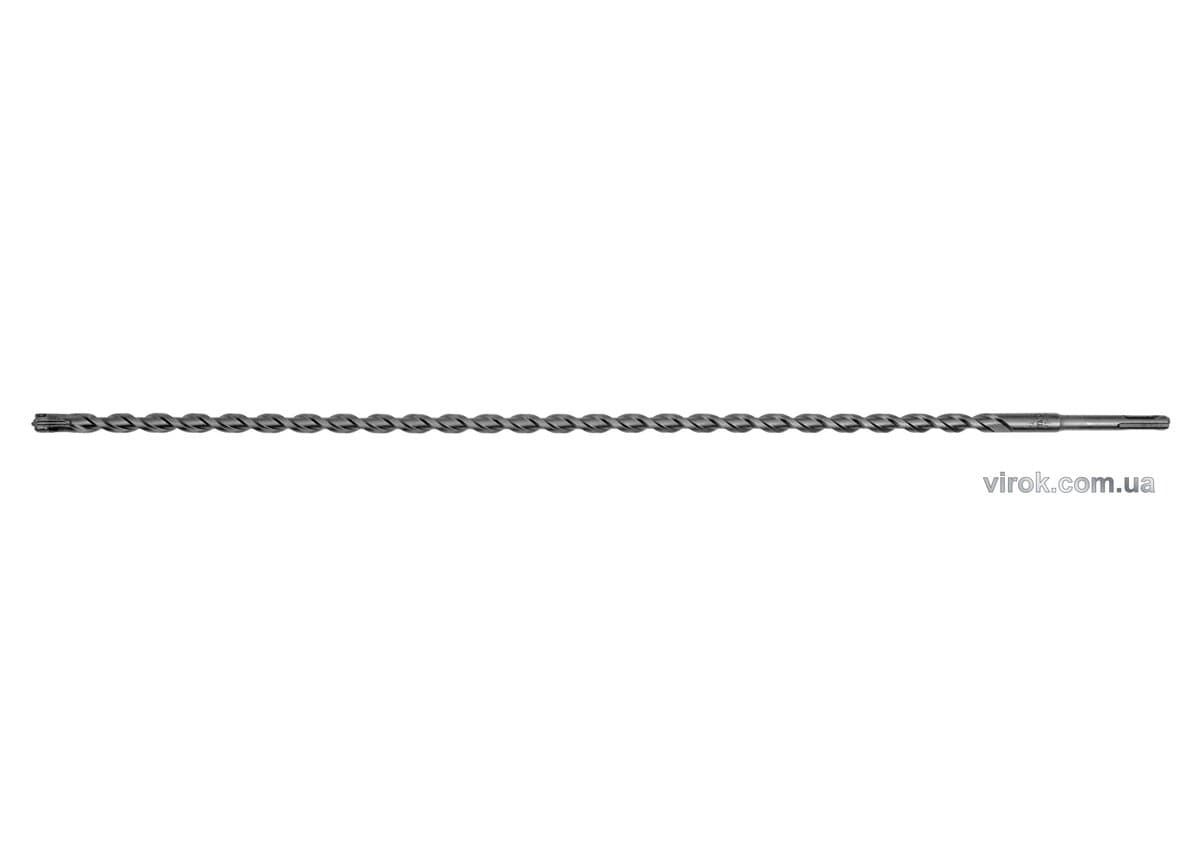 Свердло по залізобетону YATO : SDS+ Premium, "Х"-тип, Ø= 8 х 600 мм, 4 різальні пруги [20/80]
