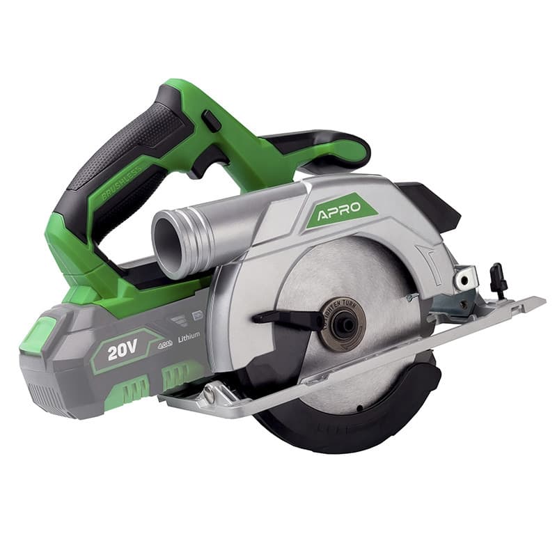 APRO Циркулярна пила безщіткова 20CSB 20 В Ø 165 мм без АКБ без ЗП