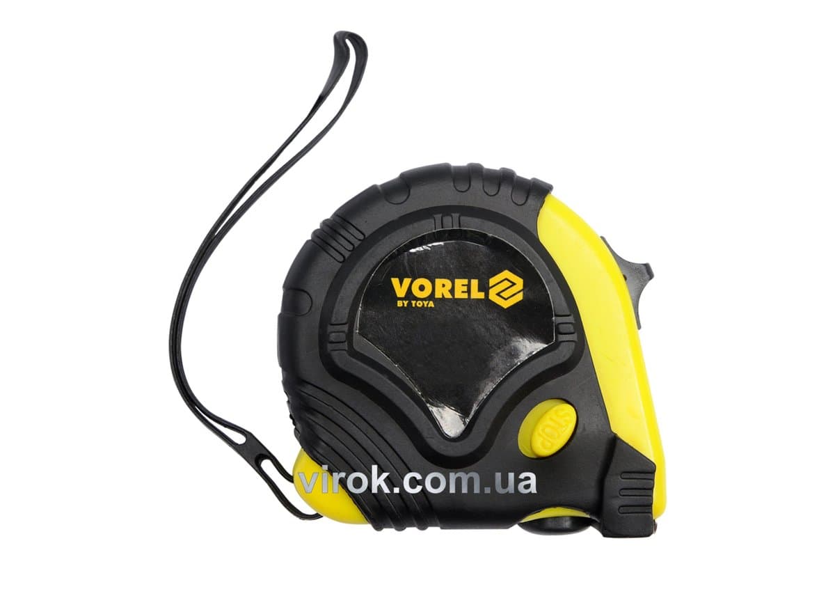 Рулетка VOREL : L= 7,5 м x 25 мм, 3 фіксатори [6/60]