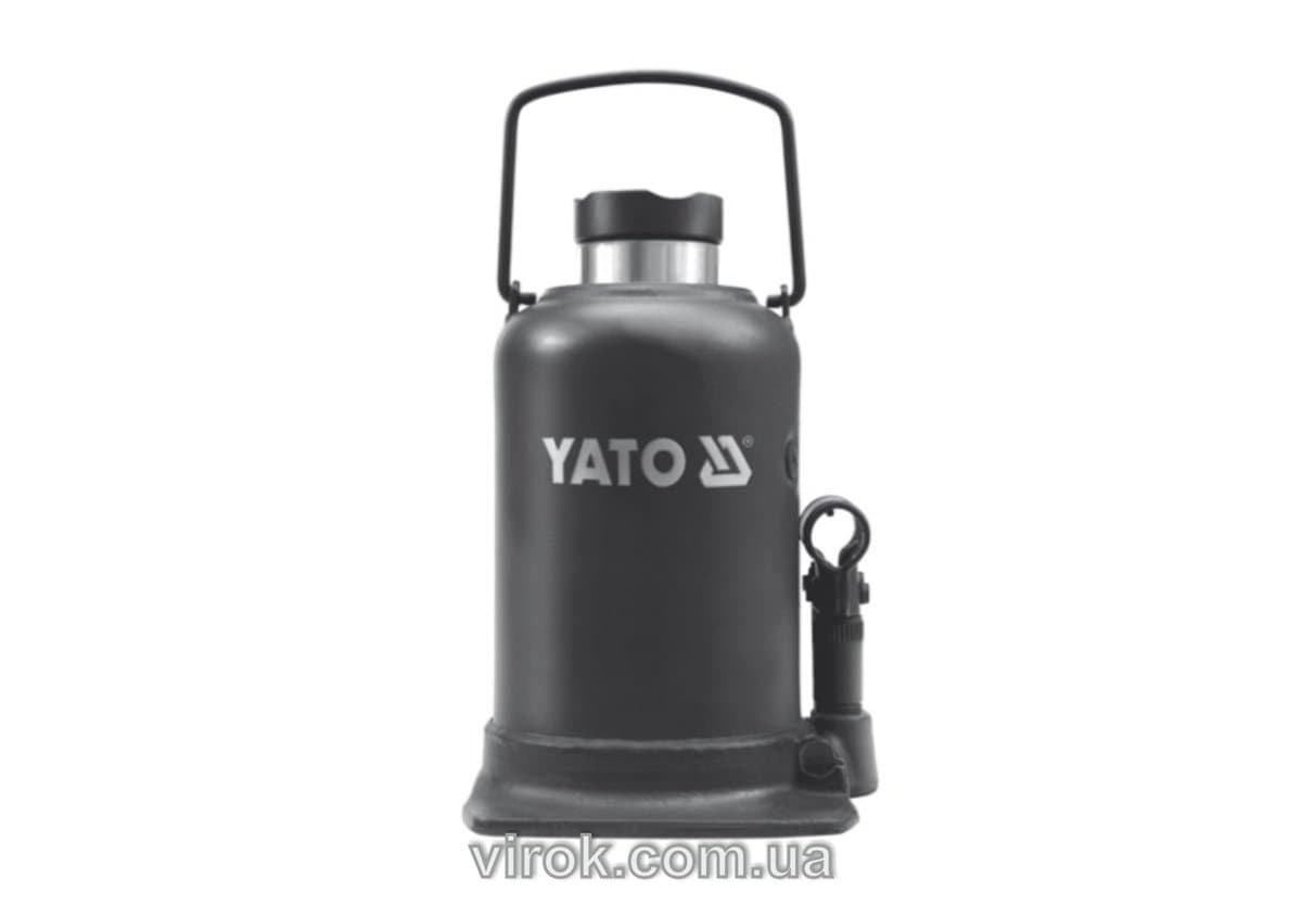 Домкрат гідравлічний стовбцевий YATO : 10 т, H= 220-483 мм [3]