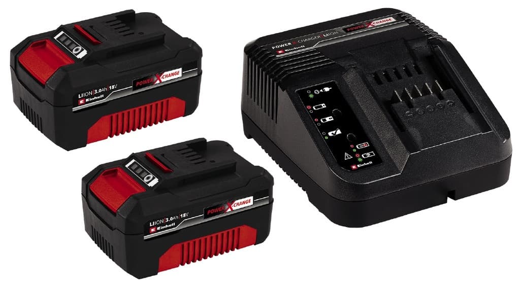 Акумулятор + зарядний пристрій Einhell 18V 2х3.0 Ah PXC Starter Kit (4512098)