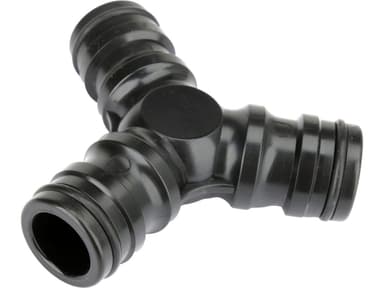 З'єднувач трійник високо пропускний YATO для шлангів Ø= 1" з ABS пластика [12/96]