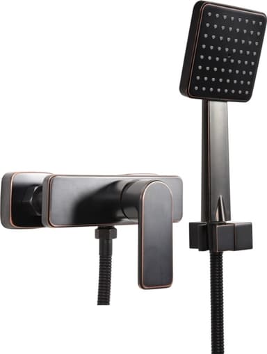 Змішувач води FALA для душу "RETRO BLACK 3" з кульовим регулятором [12]