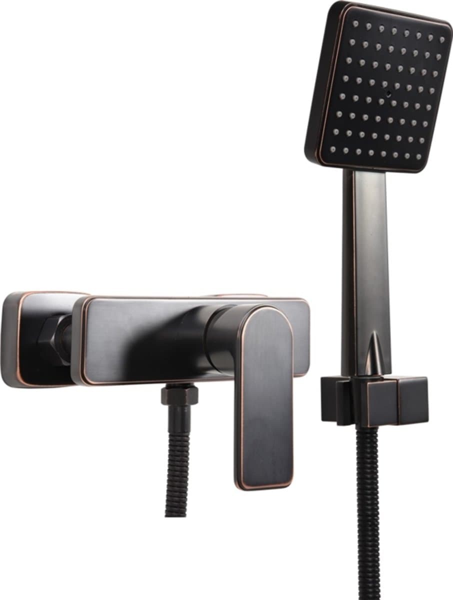 Змішувач води FALA для душу "RETRO BLACK 3" з кульовим регулятором [12]