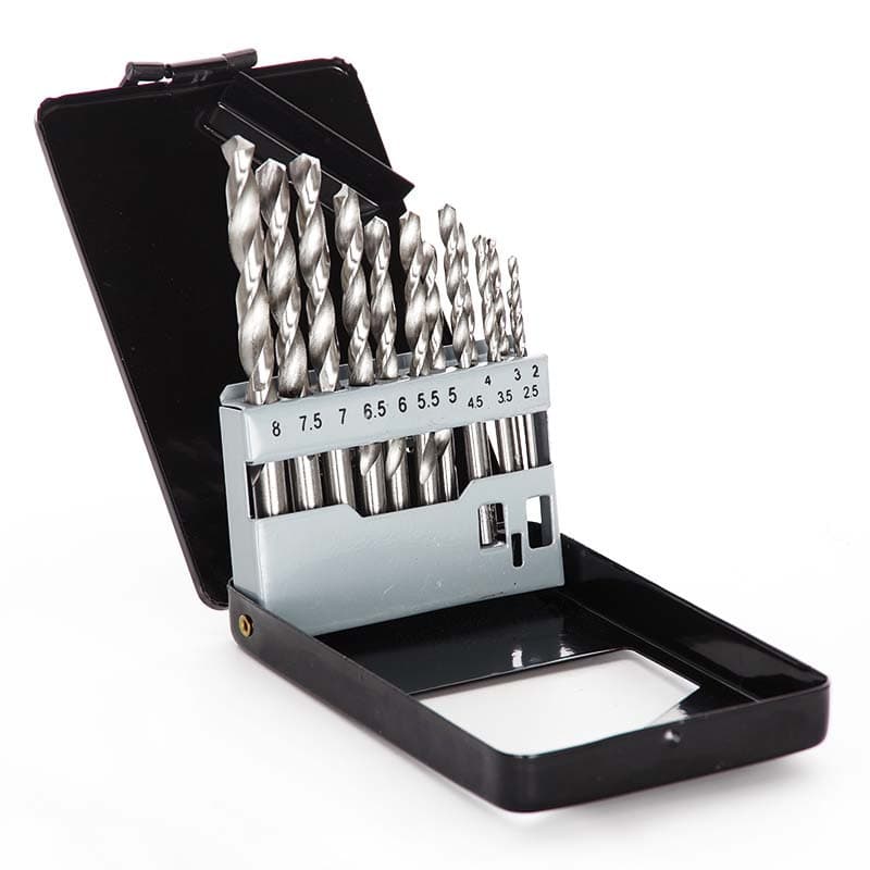 APRO Набір свердел для металу HSS метал бокс 2.0-8.0 мм 13 шт.