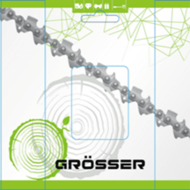 Ланцюг пильний Grosser 15" 0,325 64T RS