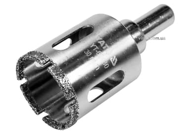 Свердло по гресу і кераміці YATO, Ø= 30 мм, при сухому і мокрому режимах [25/100]