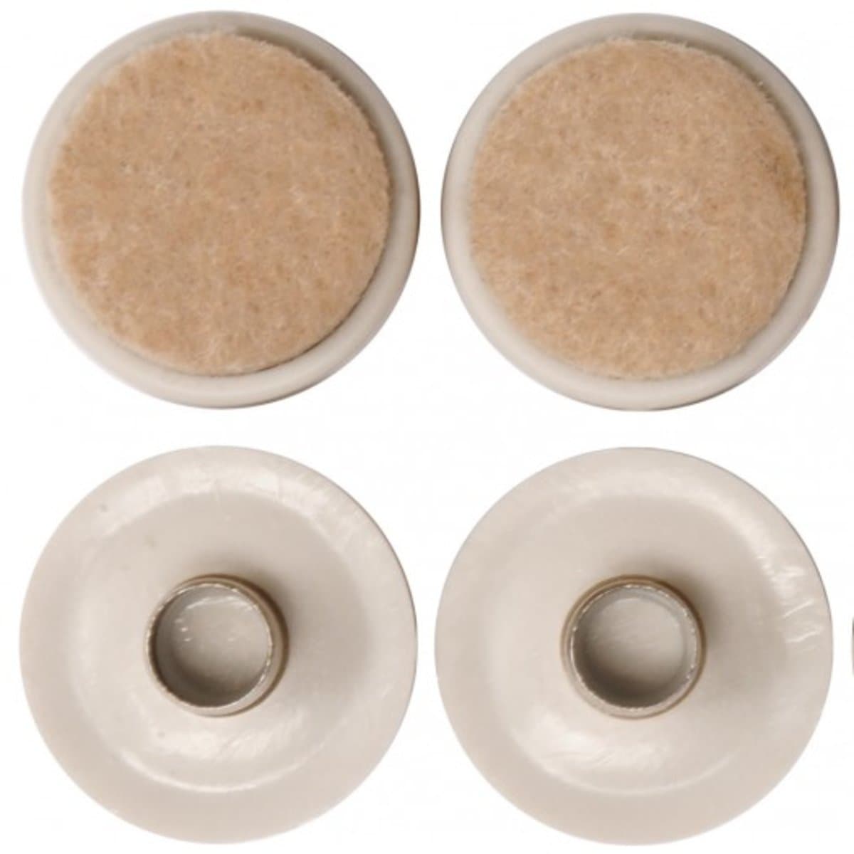 Прокладки пластикові VOREL фільцеві на штифт. 37 мм. Набір 4шт [16/288] (DW)