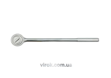 Тріщатка VOREL до головок торцевих, квадрат 3/4", L= 500 мм, 24T, з металевою ручкою [10]