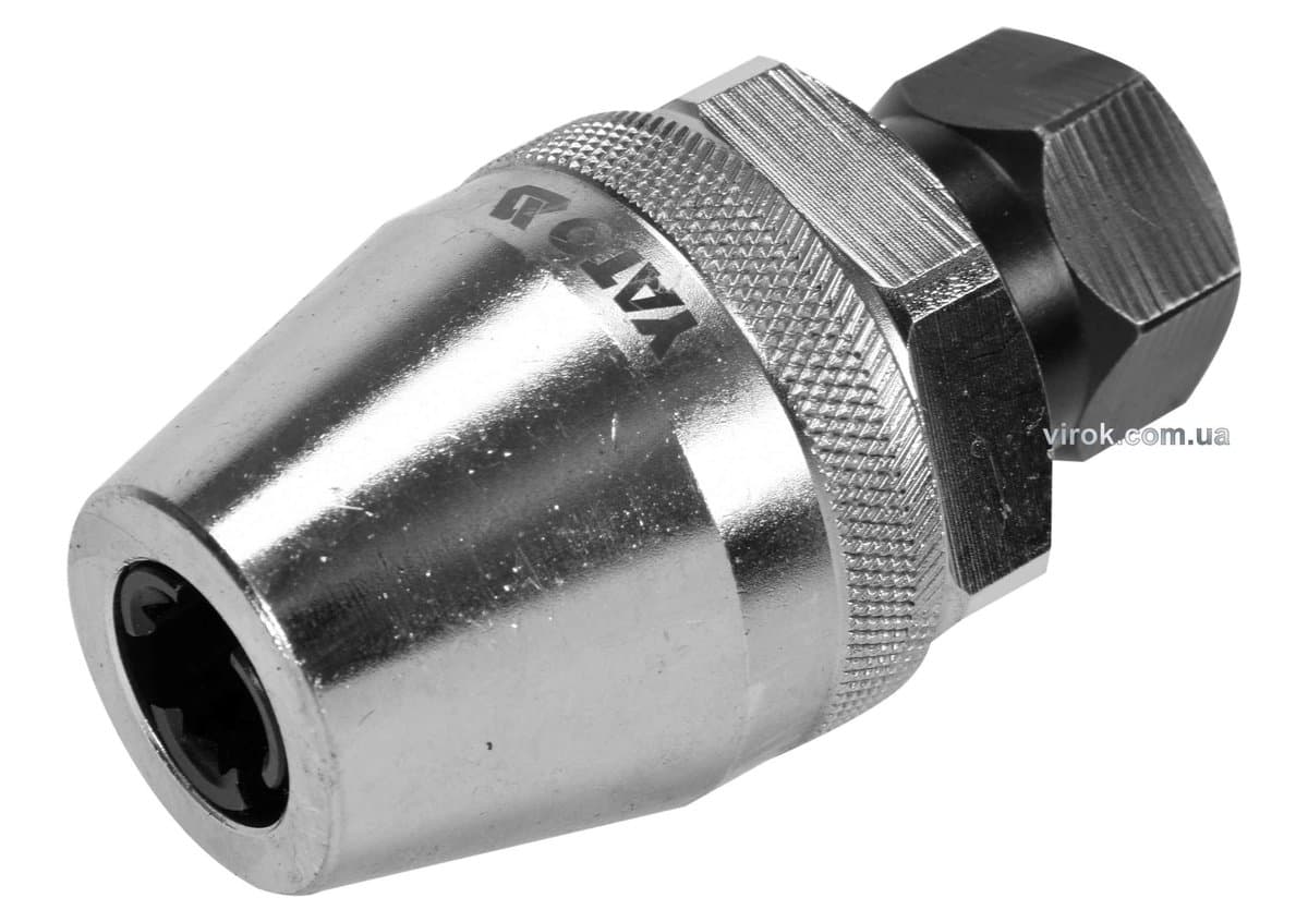 Шпилькокрут ударний цанговий YATO : 1/2" або ключа М24, і шпильок Ø= 6 -11 мм, Cr-Mo [6/36]