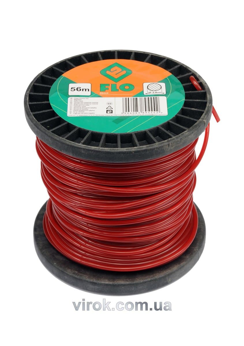 Жилка для тримера квадратна FLO 3,0 мм х 56 м [16]