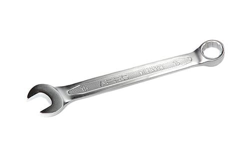 Ключ ріжково-накидний CrV 15мм (холодний штамп DIN3113) APRO