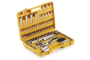 Набір насадок (інструментів) торцевих з тріскавкою стандарт CrV 1/4, 1/2 (94шт) СИЛА