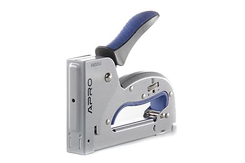 Степлер ресорний для скоби 4-14мм сталевий корпус регулювання удару колесом APRO