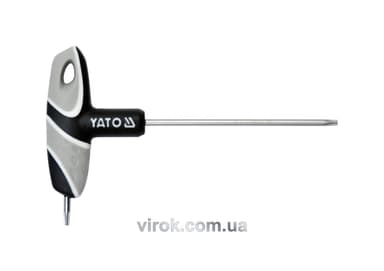 Ключ "TORX" YATO : "T"- образний, Т15, двосторонній, L= 100 мм [12/240]