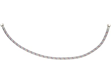 Шланг водопровідний з опліткою з нерж сталі FALA l= 800мм, Ø= 8/12, з'єднання F-3/8" х F-3/8" 1 МПа