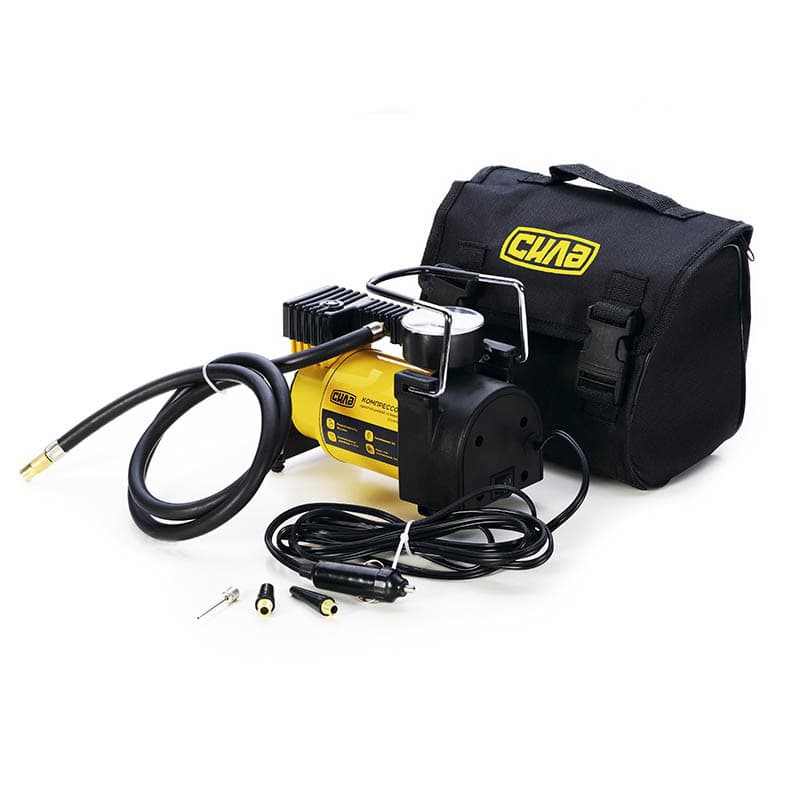 СИЛА Компресор автомобільний однопоршневий МАКСІ 35 л / хв 7Атм (Прикурювач)